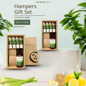 [AROMELE] Lemongrass Ginger - Gift Set Body Care