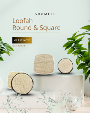 Loofah Sponge Shower | Square & Round - Image 2