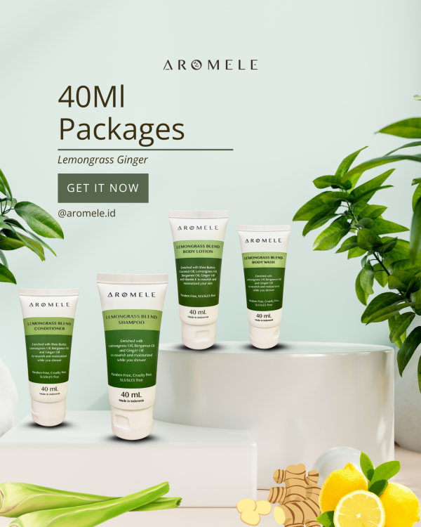 [AROMELE] Lemongrass Ginger - Travel Pack 40 ml - Image 2