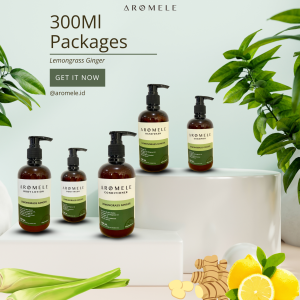 [AROMELE] Lemongrass Ginger -  All Varian 300 ml Packaged