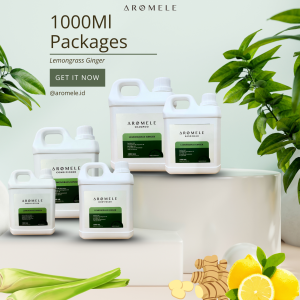 [AROMELE] Lemongrass Ginger - All Varian 1000Ml Packaged