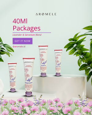 [AROMELE] Lavender & Geranium Blend - Travel Pack 40 ml - Image 2