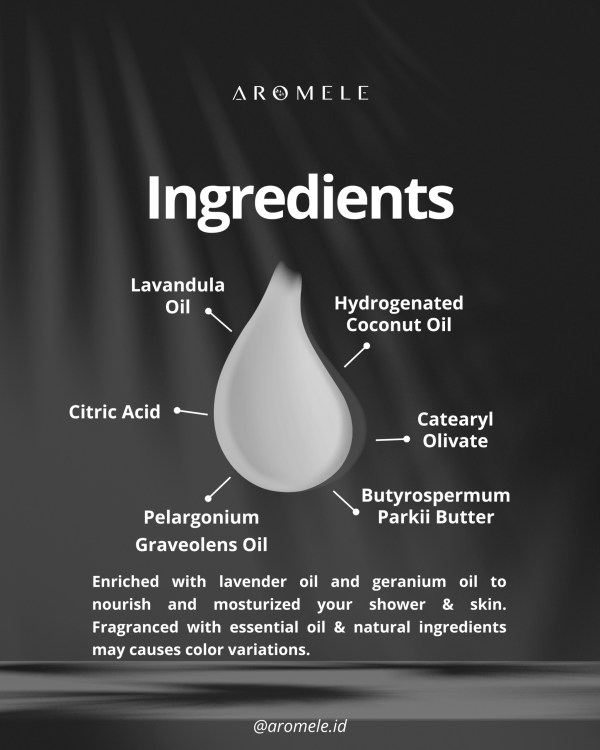 [AROMELE] Lavender & Geranium Blend - All Varian 300 ml Packaged - Image 4